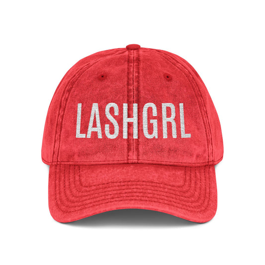 Embroidered Cap'LASHGRL'