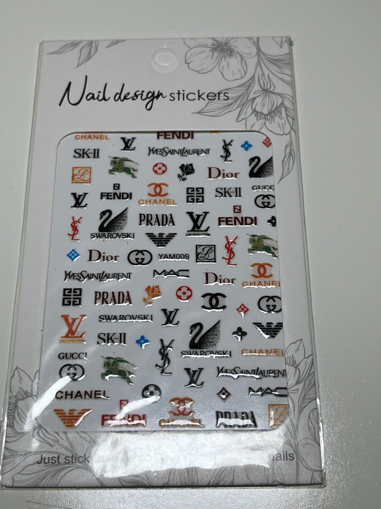 Designer sticker