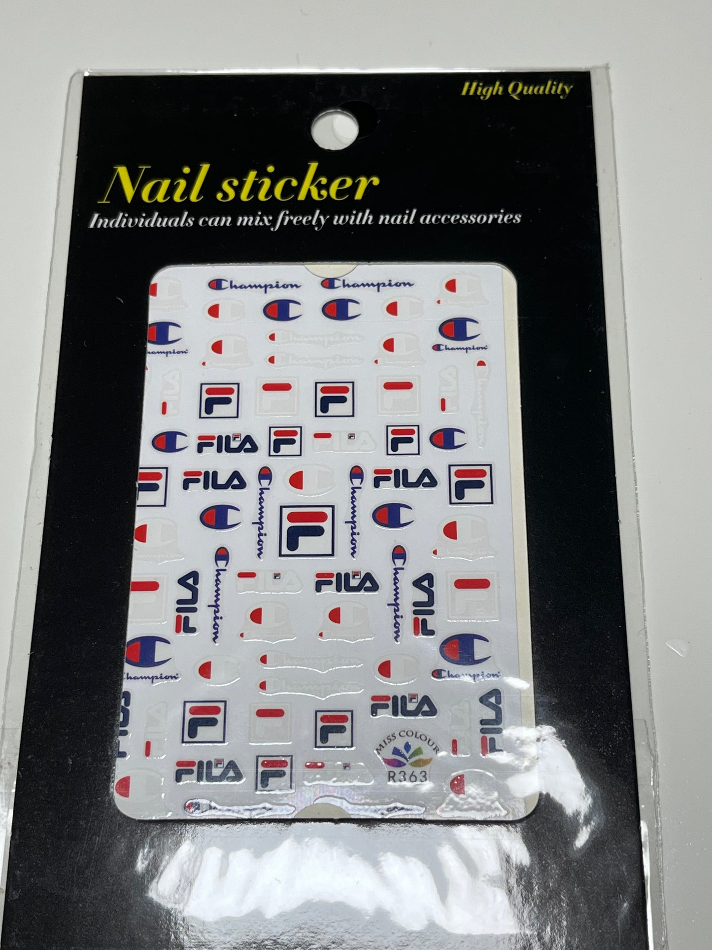 Champion/Fila sticker