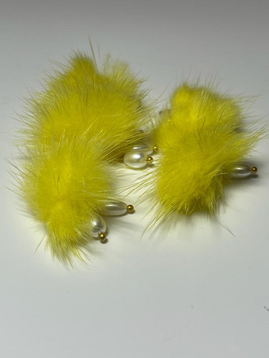 Yellow Pom Poms